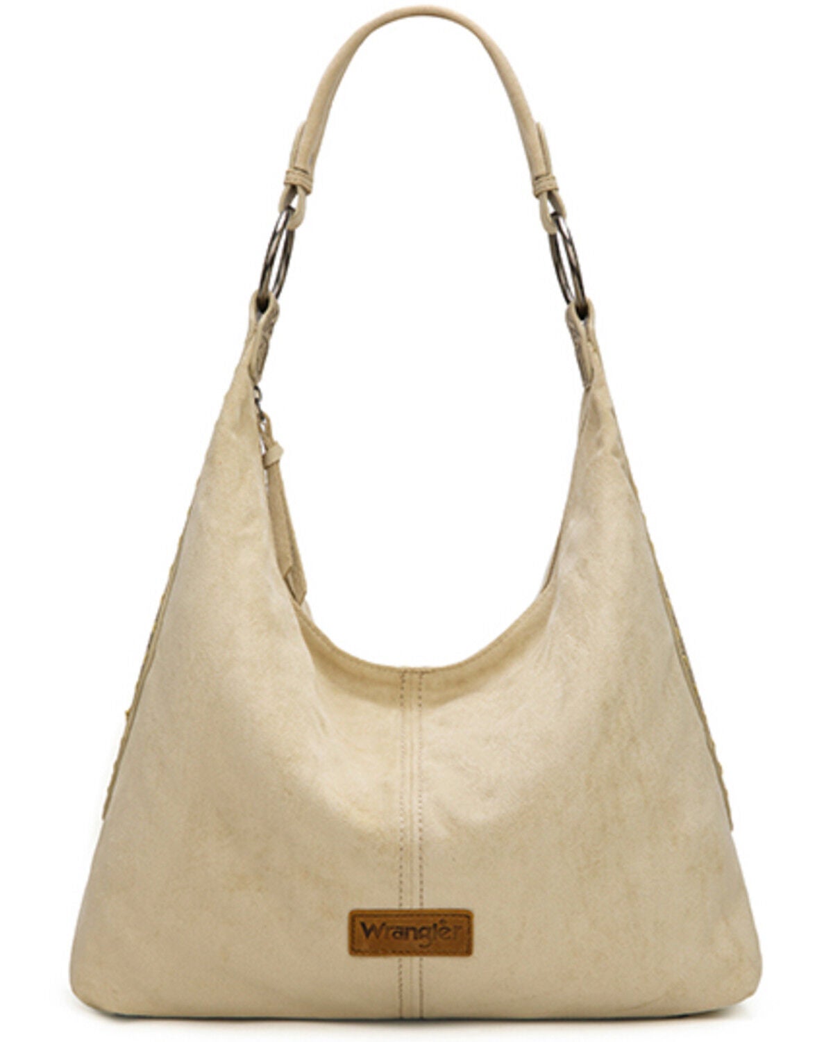 Image #2 - Wrangler Women's Floral Tooled Hobo Bag with Pouch, Beige, hi-res