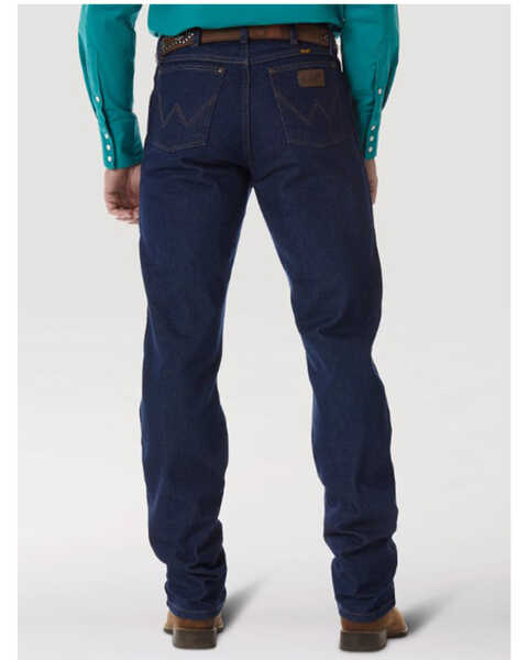 Image #3 - Wrangler Men's Performance Cowboy Cut Jeans - Long, Blue, hi-res
