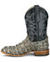 Image #3 - Justin Men's Ocean View Exotic Pirarucu Western Boots - Broad Square Toe, Grey, hi-res