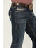 Image #2 - Rock & Roll Denim Men's Rifle Dark Wash Skinny Reflex Stretch Denim Jeans, Dark Wash, hi-res