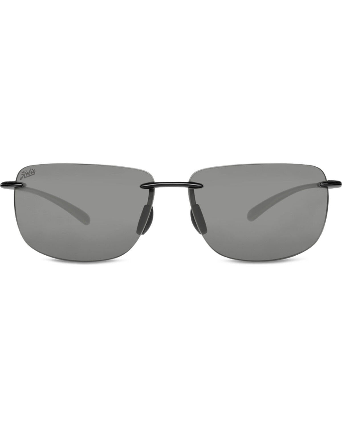 Image #2 - Hobie Men's Gray and Shiny Black Polarized Rips Sunglasses, Black, hi-res