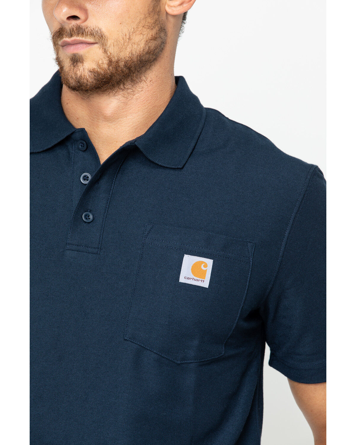Carhartt Men's Contractor's Pocket Short Sleeve Polo Work Carhartt Men's Contractor's Pocket Short Sleeve Polo Work