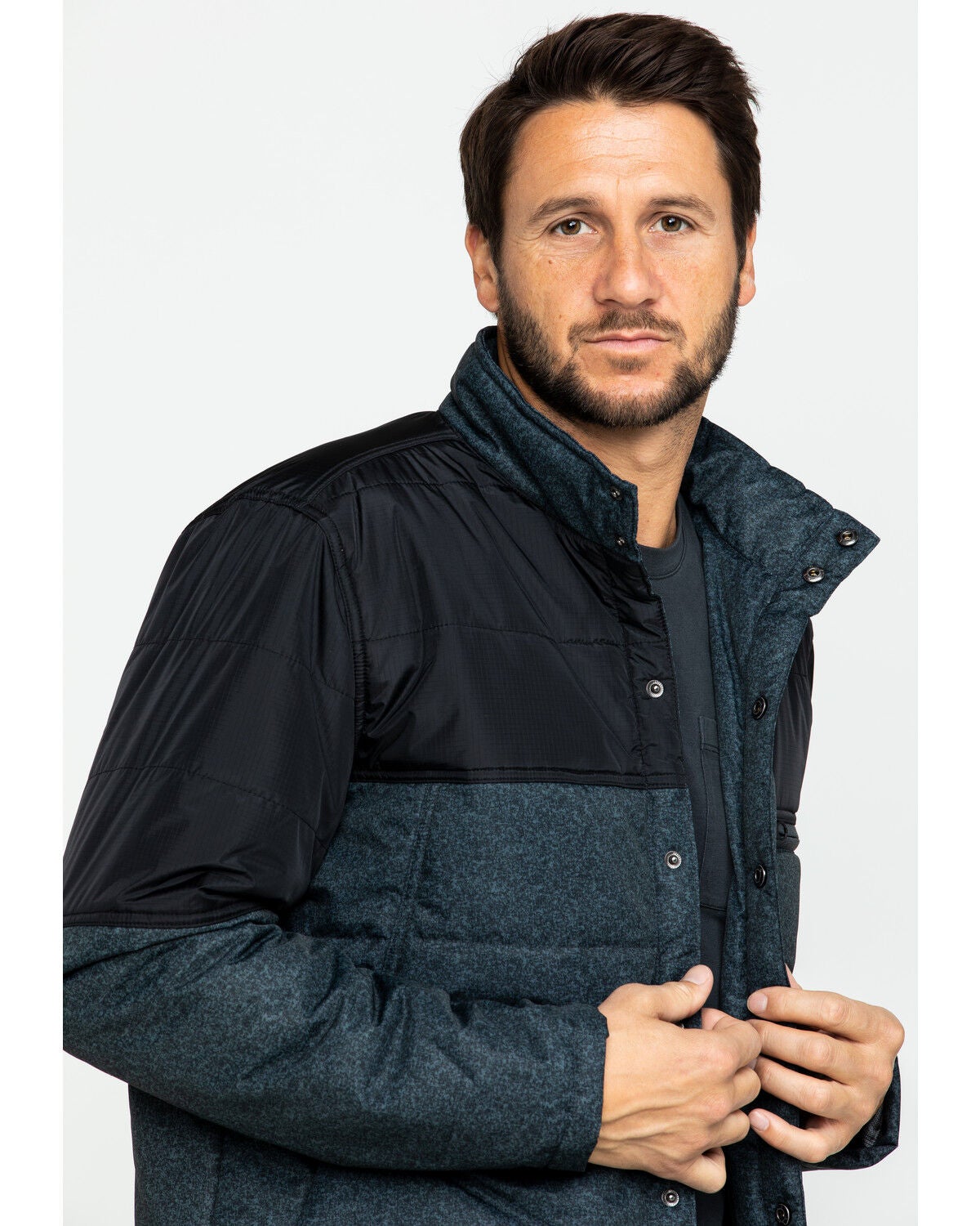 Image #3 - Cody James Men's Climber Lightweight Two-Tone Puffer Coat , , hi-res