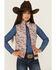 Image #2 - Ariat Girls' Bella Reversible Vest, Purple, hi-res