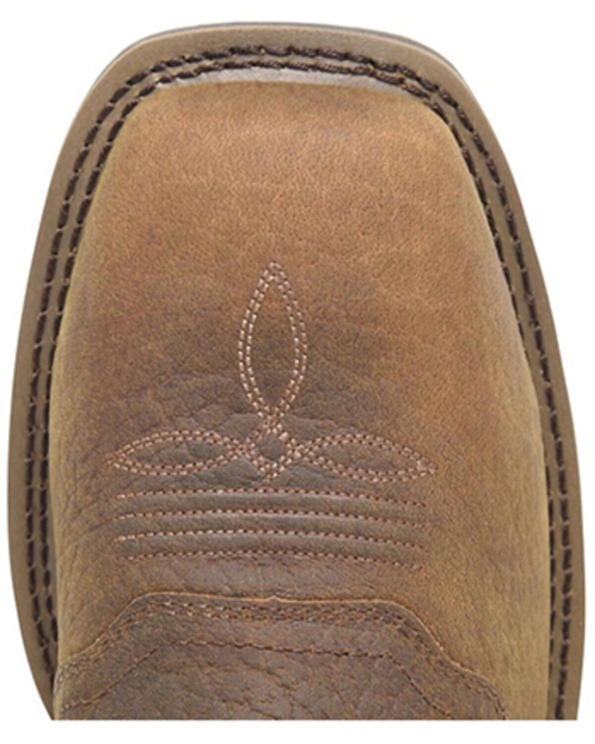 Image #3 - Double H Men's 10" Hingham Deep Scallop Work Boots - Composite Toe, Tan, hi-res