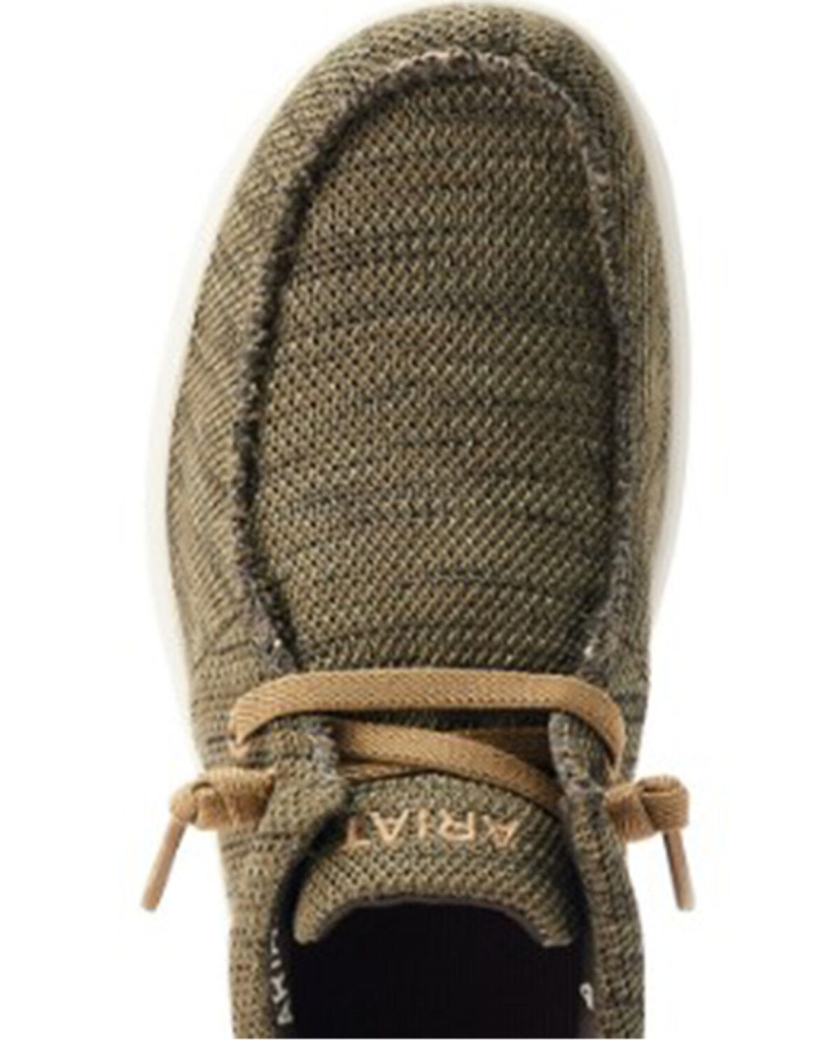 Image #4 - Ariat Men's Hilo Stretch Western Casual Shoes - Moc Toe, Green, hi-res