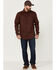 Image #2 - Cody James Men's FR Tartan Plaid Print Long Sleeve Snap Work Shirt , Brown, hi-res