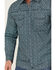Image #3 - Moonshine Spirit Men's Old Fashioned Medallion Print Long Sleeve Pearl Snap Western Shirt, Navy, hi-res