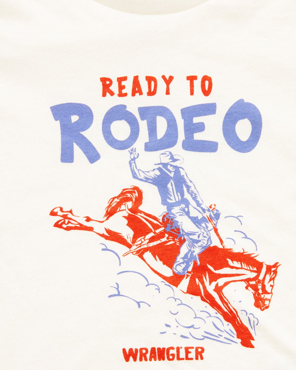 Image #2 - Wrangler Infant Boys' Ready Rodeo Short Sleeve Graphic T-Shirt, White, hi-res
