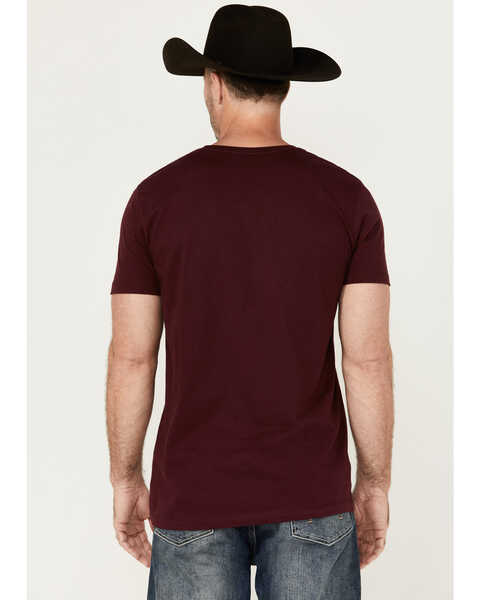 Image #4 - Cody James Men's Do No Harm Short Sleeve Graphic T-Shirt, Burgundy, hi-res