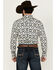Image #4 - Cody James Men's Down Yonder Southwestern Print Long Sleeve Pearl Snap Western Shirt, Ivory, hi-res