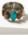 Image #2 - Shyanne Women's Bisbee Falls Mixed Stone Cuff Bracelet, Silver, hi-res