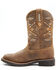 Image #4 - RANK 45® Women's Xero Gravity Aquinnah Western Performance Boots - Broad Square Toe, Brown, hi-res