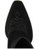 Image #6 - Matisse Women's Gaucho Suede Western Boots - Snip Toe, Black, hi-res