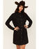 Image #1 - Wrangler Retro Women's Long Sleeve Denim Mini Dress, Black, hi-res