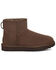 Image #2 - UGG Women's Classic Mini II Lined Short Suede Boots - Round Toe, Dark Brown, hi-res