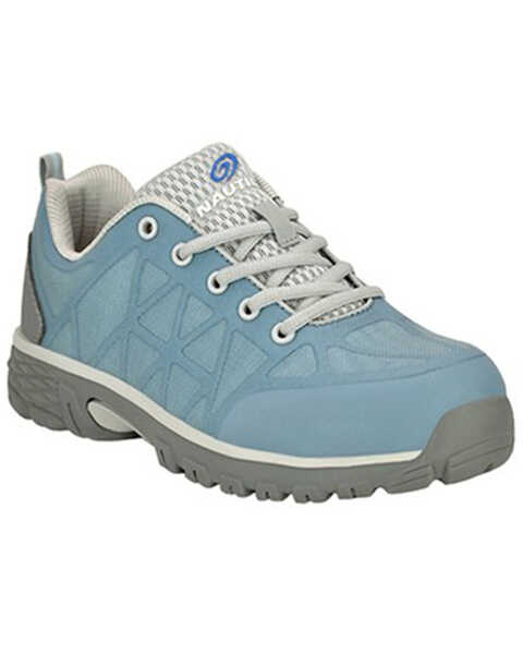 Nautilus Women's Spark Work Shoes - Alloy Toe, Blue, hi-res
