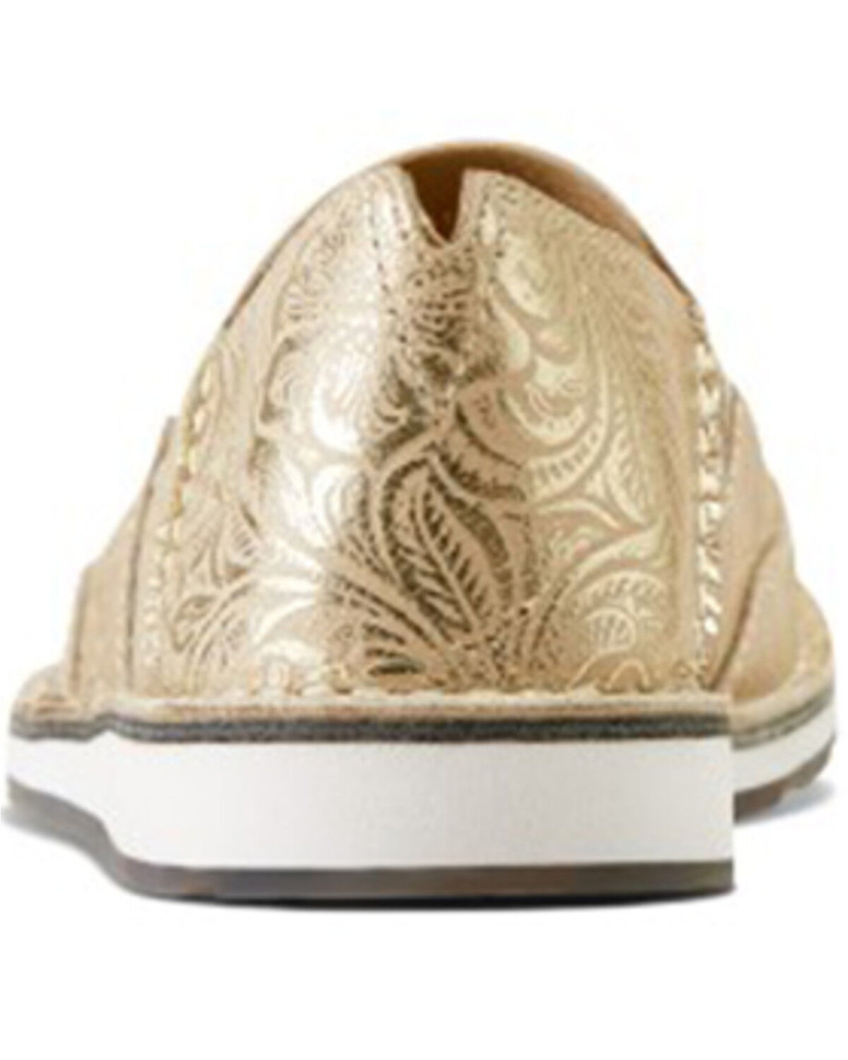 Image #3 - Ariat Women's Cruiser Embossed Casual Shoes - Moc Toe, White, hi-res
