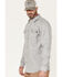 Image #2 - Cody James Men's FR Spaced Diamond Print Long Sleeve Snap Work Shirt , Grey, hi-res