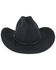 Cody James Men's Casino Black 3X Wool Felt Cowboy Hat, Black, hi-res