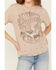 Image #3 - Affliction Women's Studded Southern Rock Graphic Tee, , hi-res