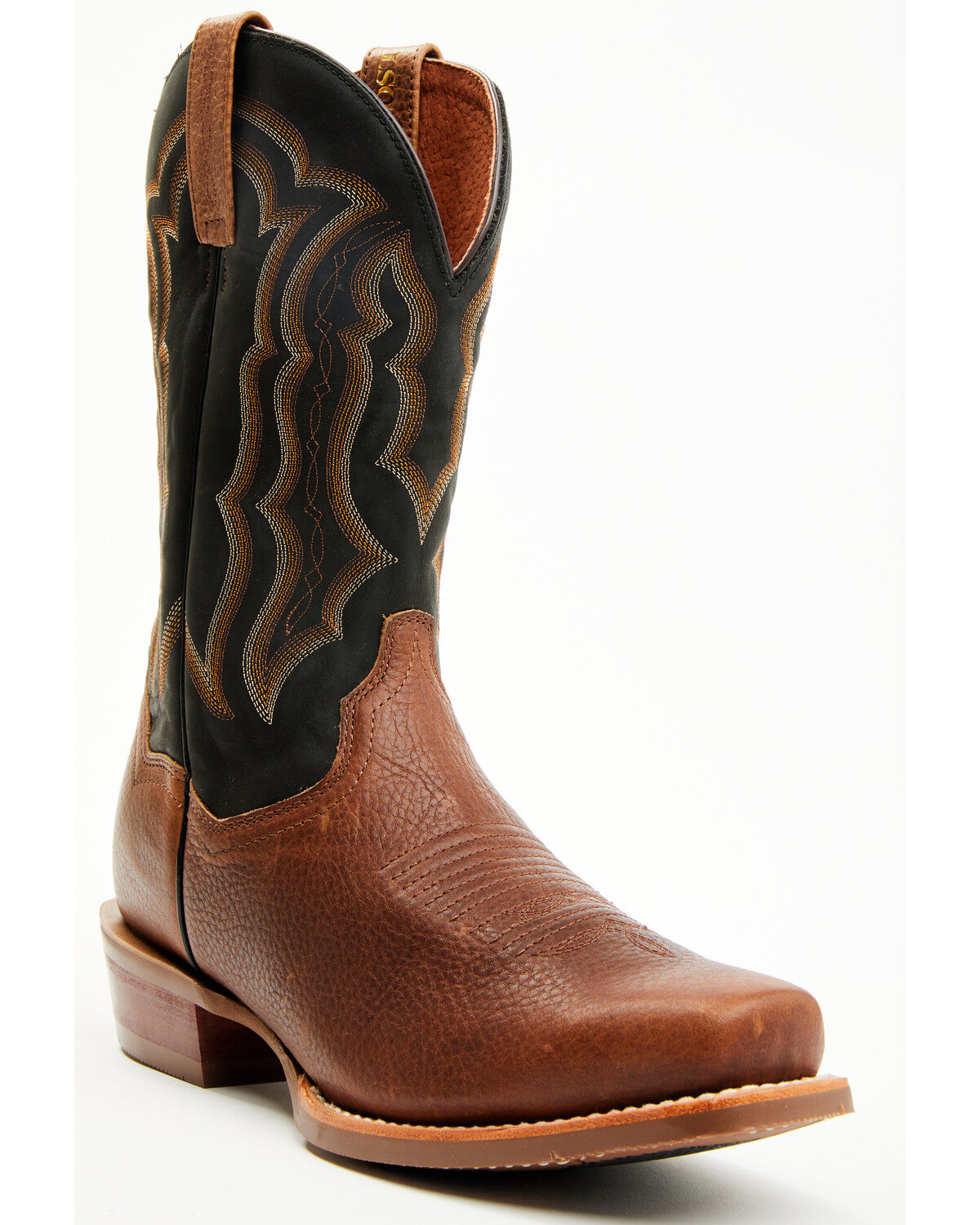 Image #1 - Dan Post Men's Creed Western Boots - Square Boots, Black, hi-res