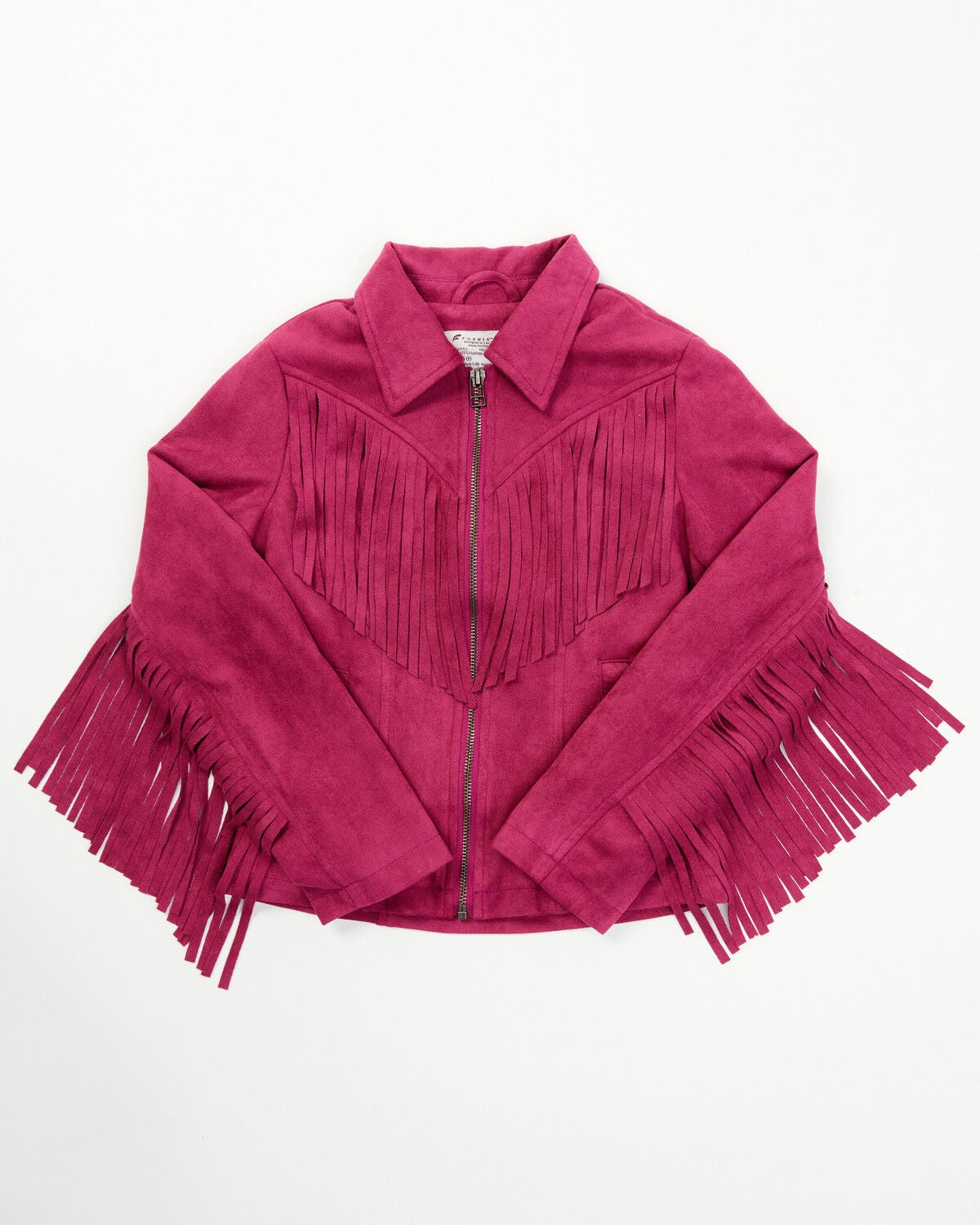 Image #1 - Fornia Toddler-Girls' Fuchsia Fridge Motorcycle Jacket, , hi-res