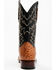 Image #5 - Cody James Men's Full Quill Cognac Ostrich Exotic Western Boots - Broad Square Toe, Black, hi-res