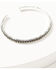 Image #3 - Shyanne Women's Rhinestone Cuff Bracelet Set - 3 Piece, Silver, hi-res