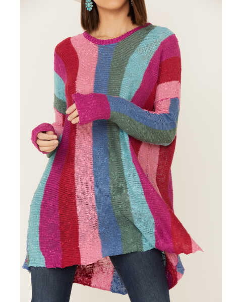 Show Me Your Mumu Women's Trina Madly Stripe Knit Sweater