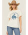 Image #1 - Wrangler Women's Bronco Short Sleeve Graphic Tee, Cream, hi-res