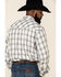 Image #5 - Resistol Men's White North Plaid Long Sleeve Western Shirt, White, hi-res