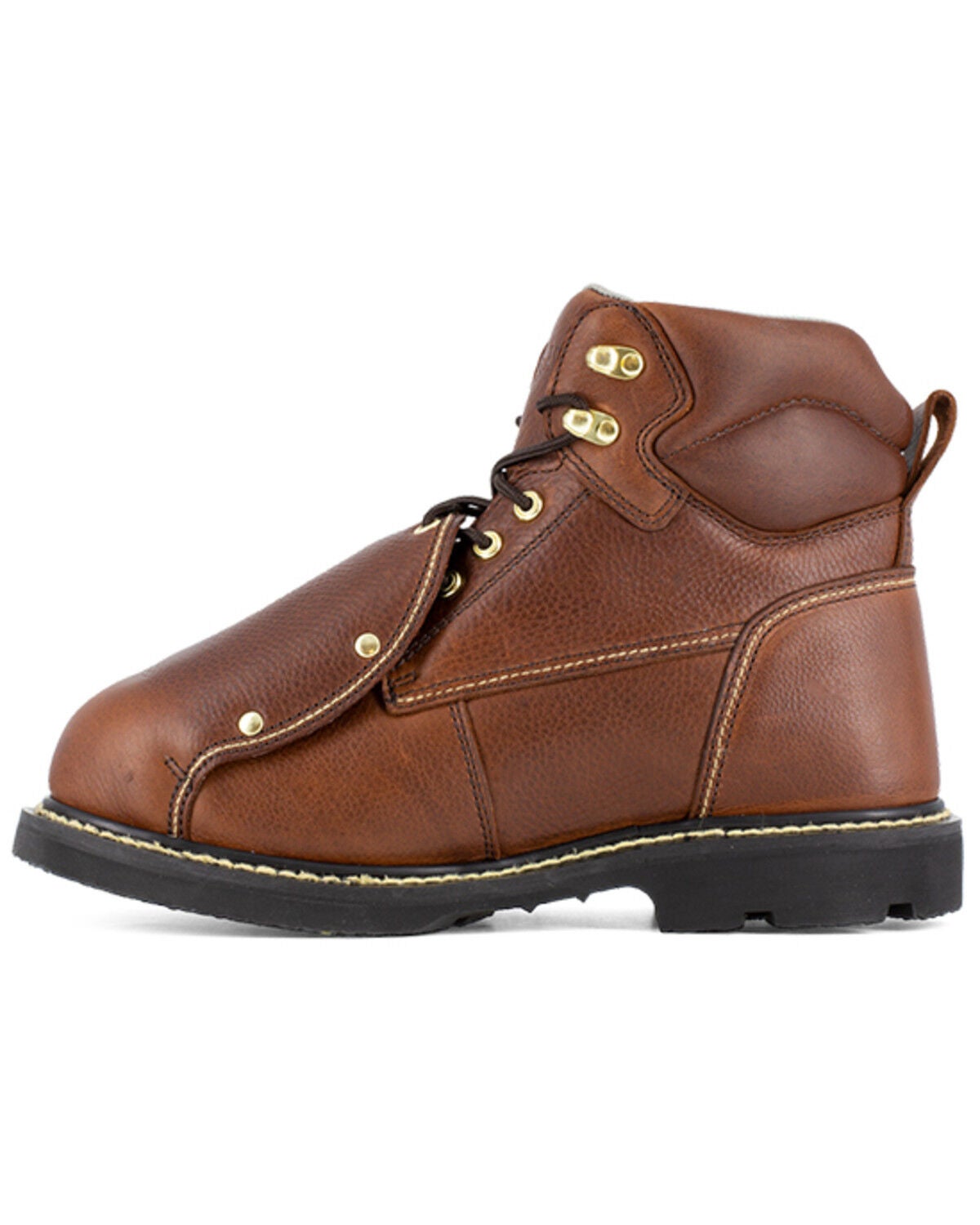 Image #3 - Iron Age Men's Groundbreaker External Met Guard 6" Work Boots - Steel Toe, No Color, hi-res