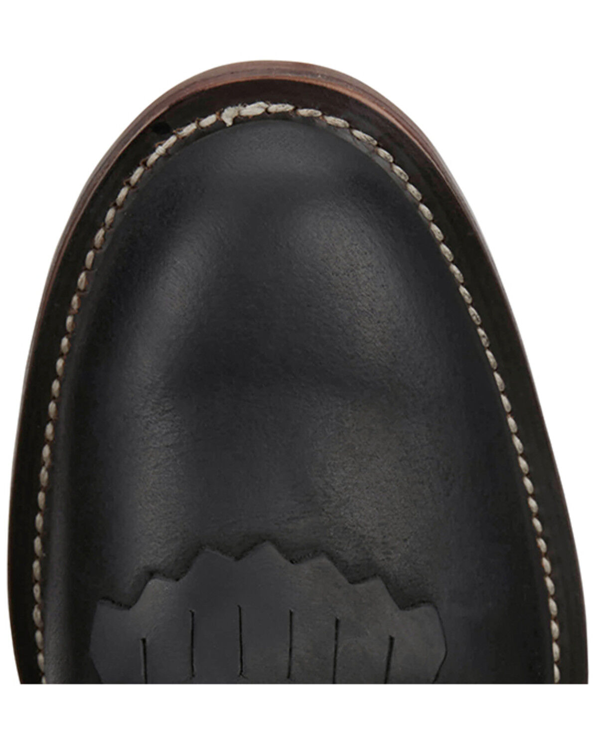 Image #6 - Justin Men's Drennan Lace-Up Boots - Round Toe, Black, hi-res