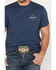 Image #4 - Ariat Men's Diamond Valley Short Sleeve Graphic T-Shirt, Blue, hi-res