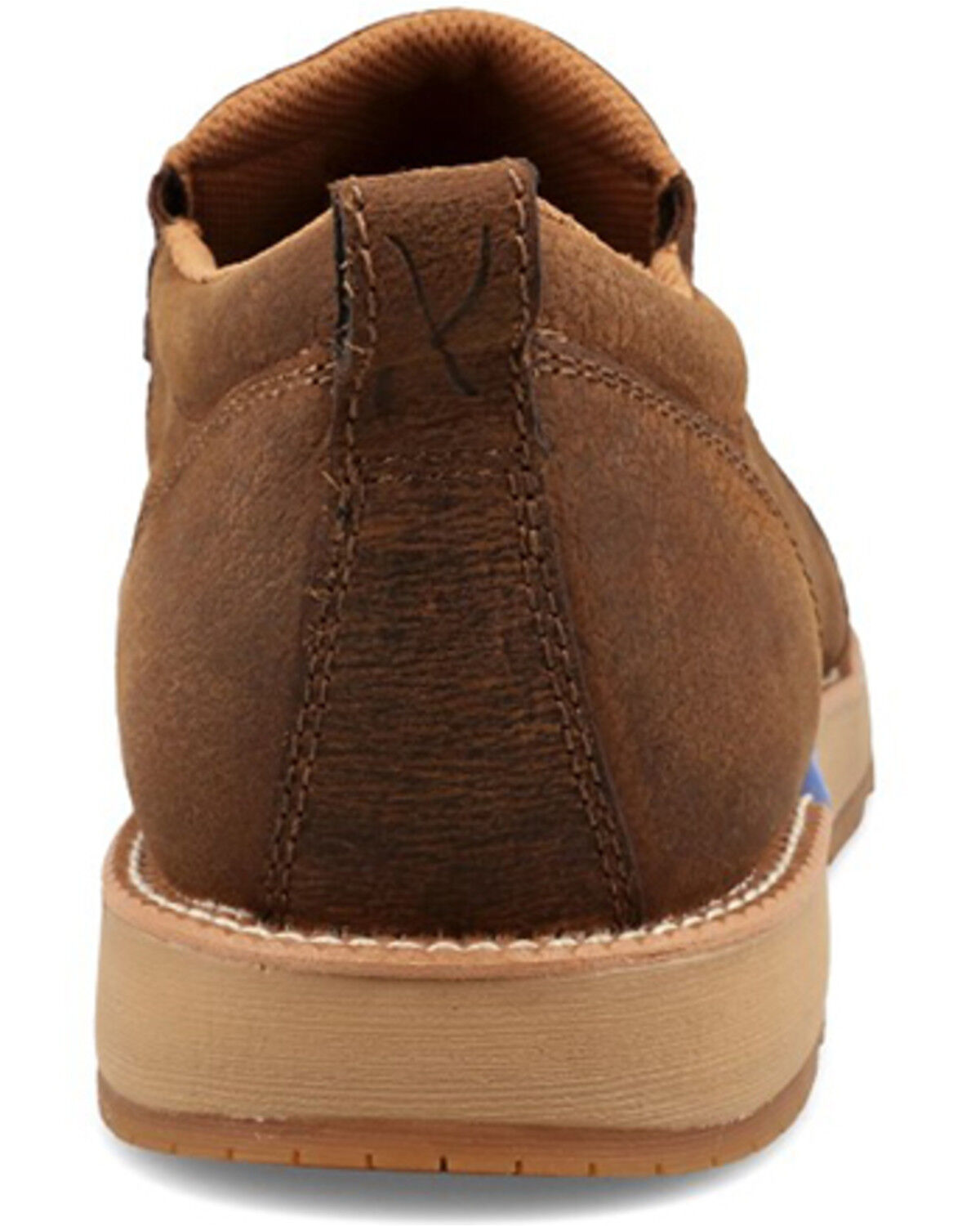 Image #5 - Twisted X Men's CellStretch® Wedge Sole Slip-On Casual Shoes - Moc Toe, Brown, hi-res