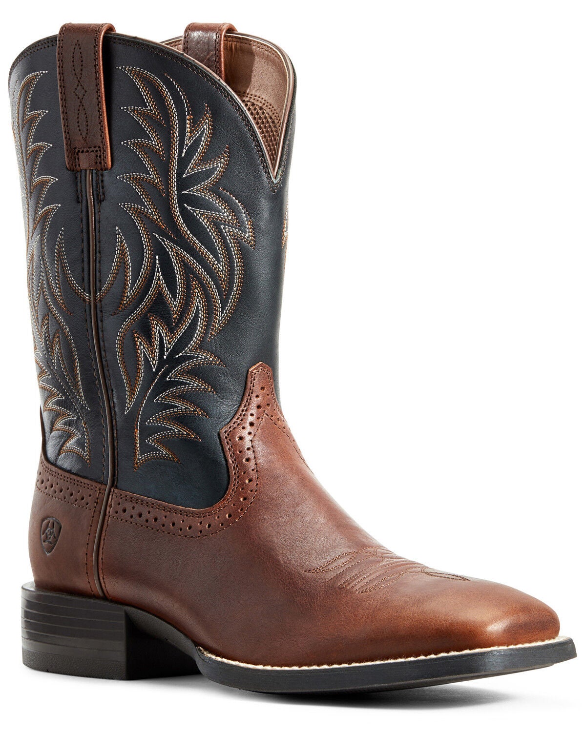 cognac western boots