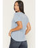 Image #4 - Ariat Women's Lucky Dreams Short Sleeve Graphic Tee, Blue, hi-res