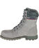 Image #3 - CAT Women's Echo Waterproof Work Boots - Steel Toe, Grey, hi-res