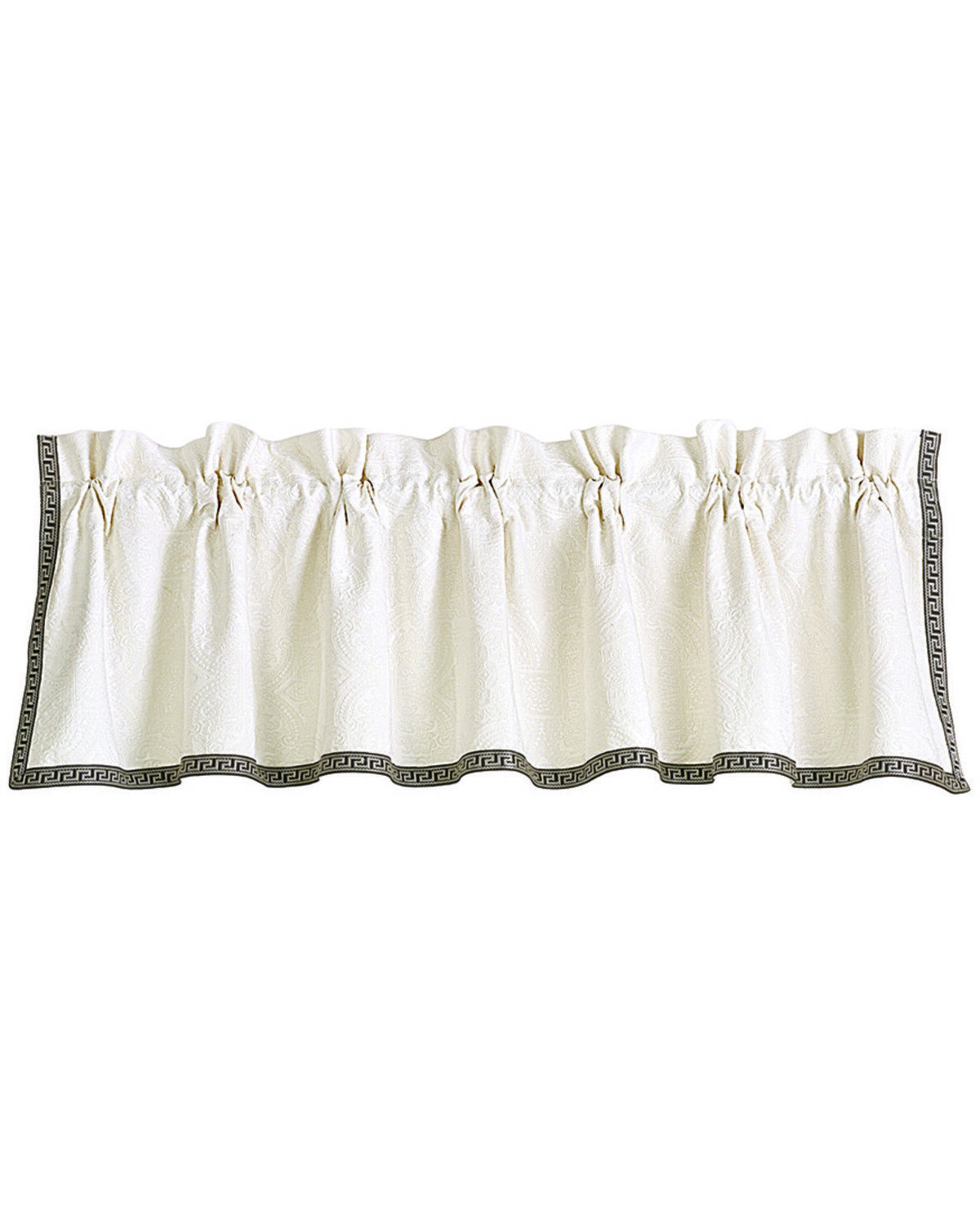 Image #1 - HiEnd Accent White Augusta Matelasse Valance, White, hi-res