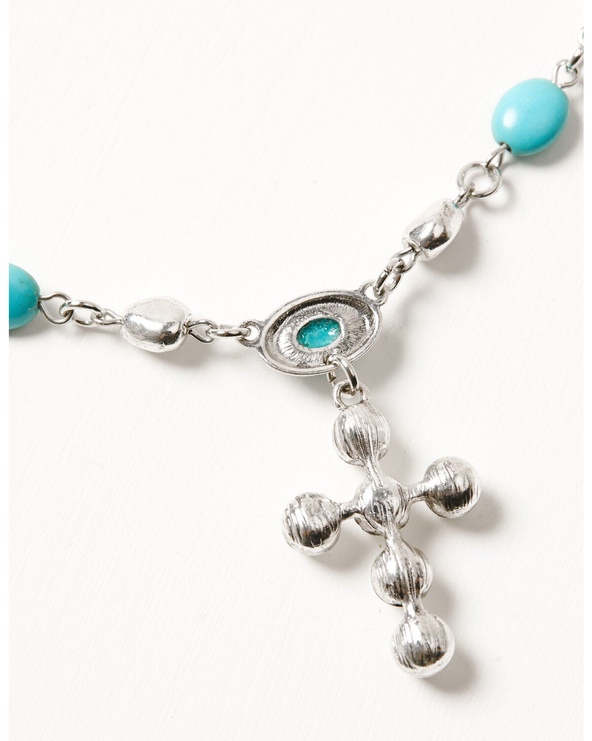 Image #2 - Shyanne Women's Layered Cross Necklace, Silver, hi-res