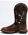 Shyanne Women's Lite Flag Western Boots - Wide Square Toe, Brown, hi-res