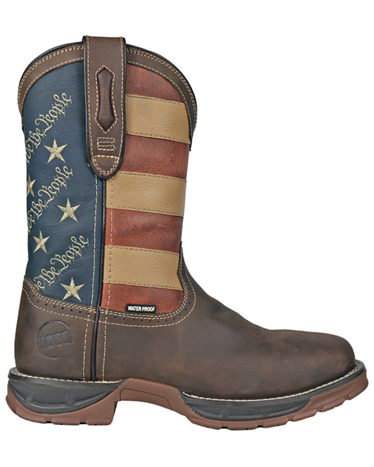 Image #2 - Hoss Men's We The People Waterproof Work Boots - Composite Toe, Brown, hi-res