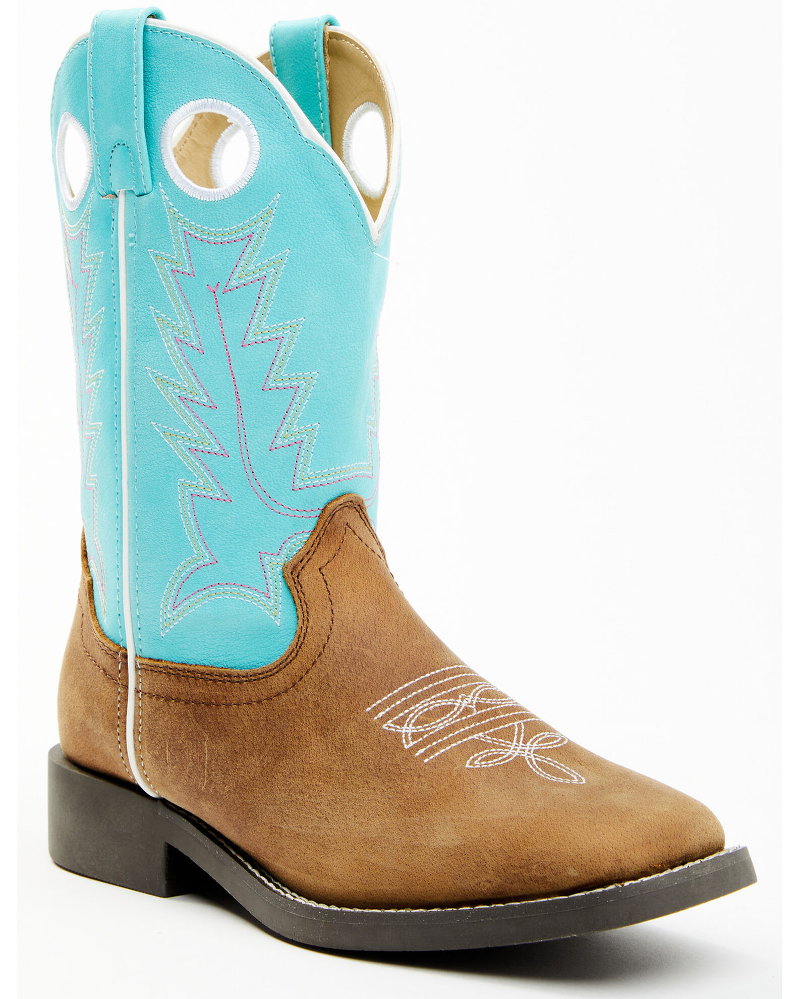 Shyanne Girls Ceci Western Boots Broad Square Toe Country