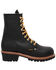 Image #2 - Ad Tec Men's 9" Waterproof Logger Work Boots - Soft Toe, Black, hi-res