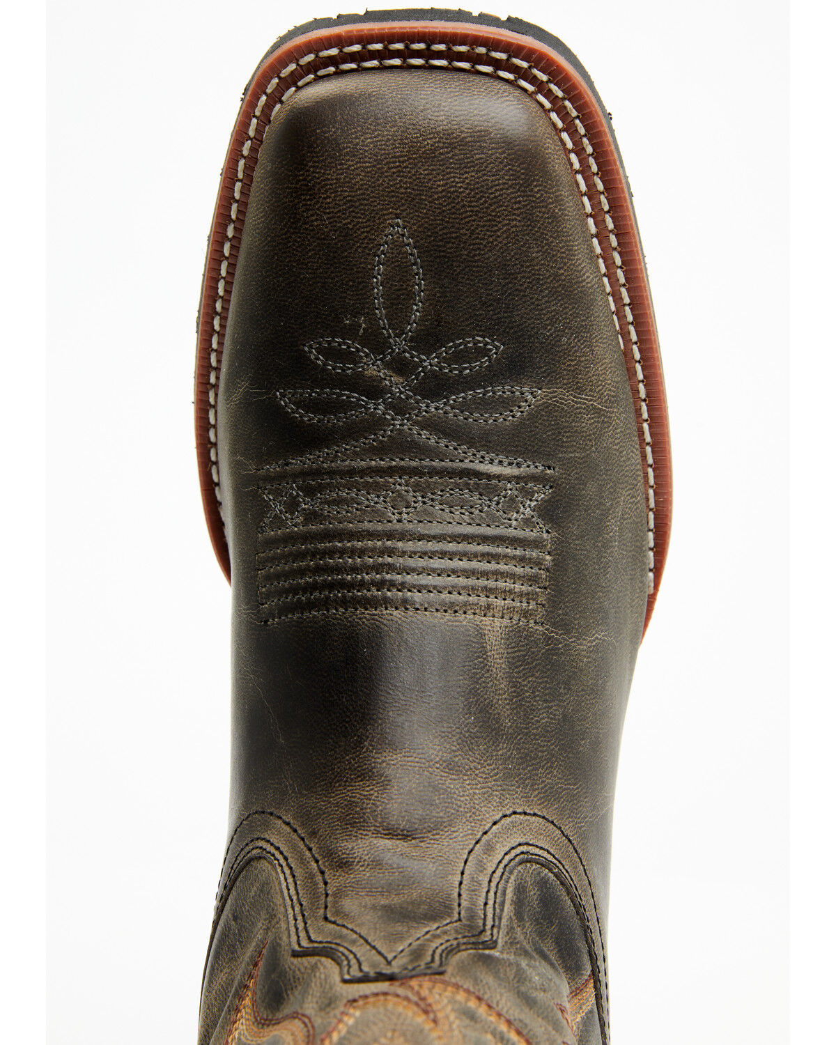 Image #6 - Laredo Men's 11" Western Boots - Broad Square Toe, Grey, hi-res