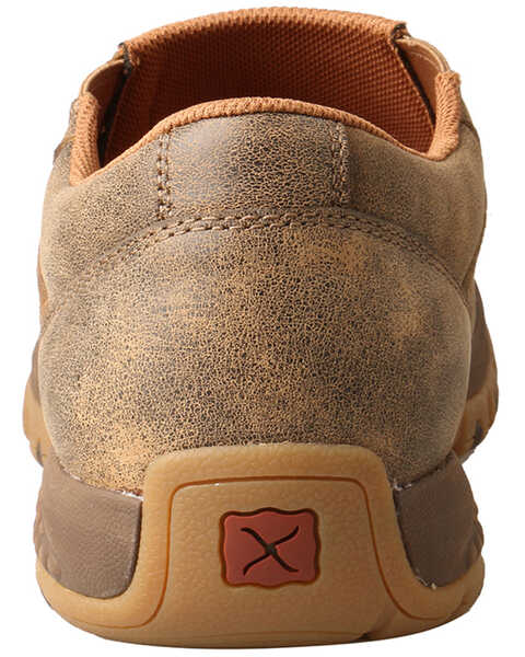 Twisted X Men's CellStretch Slip-On Driving Shoes - Moc Toe, Brown, hi-res