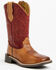 Image #1 - Cody James Boys' Reid Western Boots - Broad Square Toe, Red, hi-res