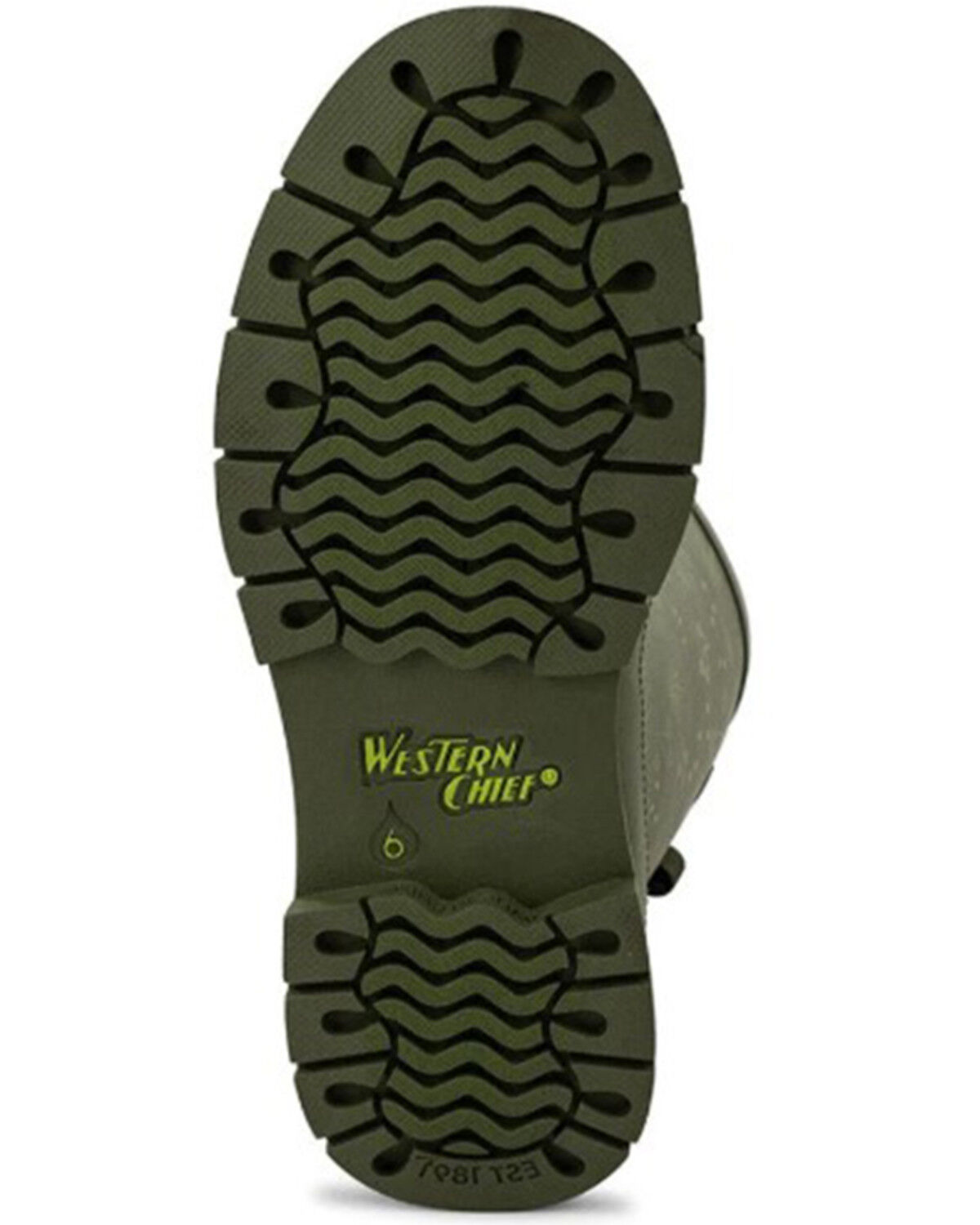 Image #7 - Western Chief Women's Flowered Medley Tall Rain Boots - Round Toe, Green, hi-res