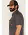 Image #2 - Strauss Men's E.S. Iconic Short Sleeve Button-Down Work Shirt, Grey, hi-res